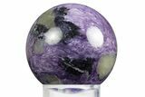 Polished Purple Charoite Sphere - Siberia #311324-1